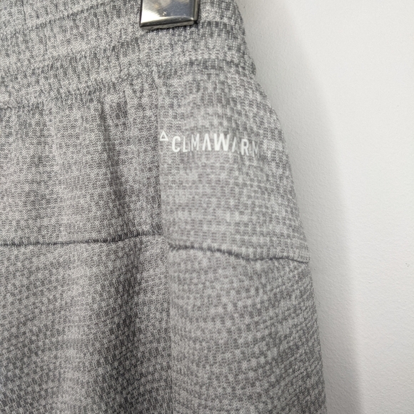 ADIDAS teams climawarm, ribbed grey jogger pants - Picture 9 of 12